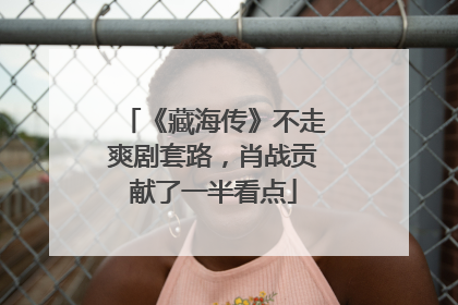 《藏海传》不走爽剧套路，肖战贡献了一半看点