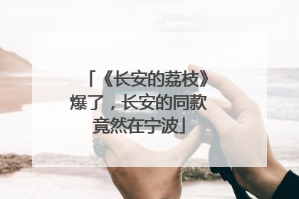 《长安的荔枝》爆了，长安的同款竟然在宁波