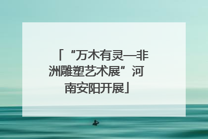 “万木有灵—非洲雕塑艺术展”河南安阳开展