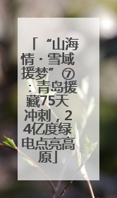 “山海情・雪域援梦”⑦：青岛援藏75天冲刺，24亿度绿电点亮高原