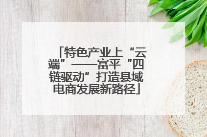 特色产业上“云端”——富平“四链驱动”打造县域电商发展新路径