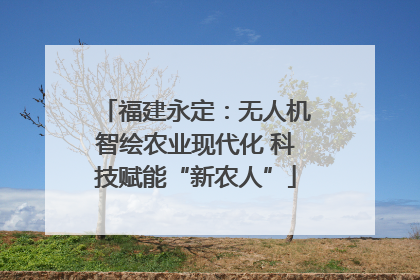 福建永定：无人机智绘农业现代化 科技赋能“新农人”