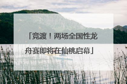 竞渡！两场全国性龙舟赛即将在仙桃启幕