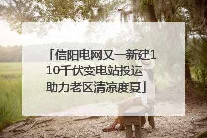 信阳电网又一新建110千伏变电站投运 助力老区清凉度夏