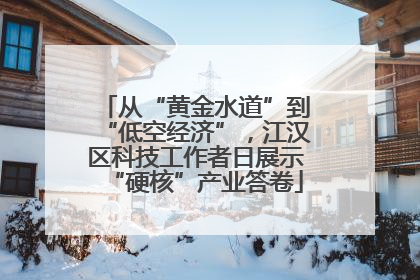 从“黄金水道”到“低空经济”，江汉区科技工作者日展示“硬核”产业答卷