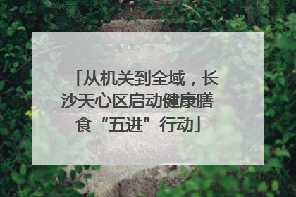从机关到全域，长沙天心区启动健康膳食“五进”行动