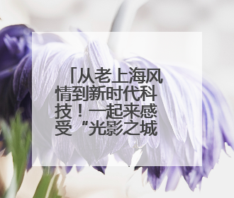 从老上海风情到新时代科技！一起来感受“光影之城”车墩的独特魅力→