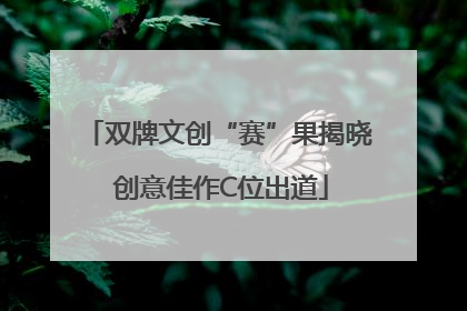 双牌文创“赛”果揭晓 创意佳作C位出道