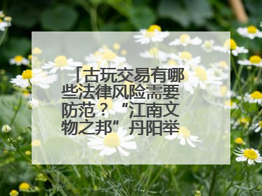 古玩交易有哪些法律风险需要防范？“江南文物之邦”丹阳举行专题讲座
