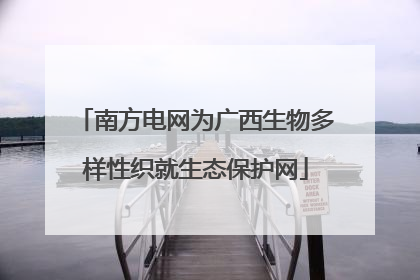 南方电网为广西生物多样性织就生态保护网