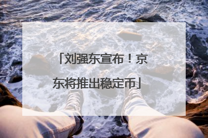刘强东宣布！京东将推出稳定币