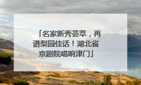 名家新秀荟萃，再谱梨园佳话！湖北省京剧院唱响津门