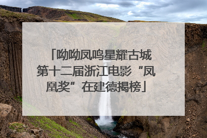 呦呦凤鸣星耀古城 第十二届浙江电影“凤凰奖”在建德揭榜