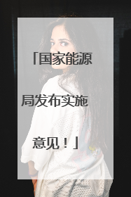 国家能源局发布实施意见！