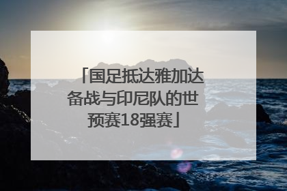 国足抵达雅加达备战与印尼队的世预赛18强赛