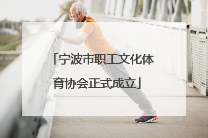 宁波市职工文化体育协会正式成立
