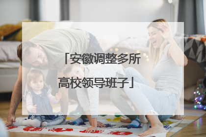 安徽调整多所高校领导班子