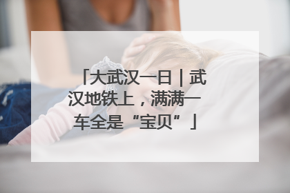 大武汉一日｜武汉地铁上，满满一车全是“宝贝”