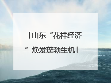山东“花样经济”焕发蓬勃生机
