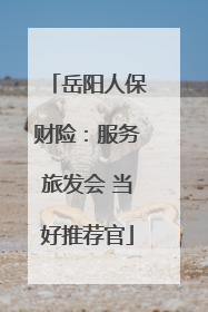 岳阳人保财险：服务旅发会 当好推荐官