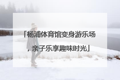 杨浦体育馆变身游乐场，亲子乐享趣味时光