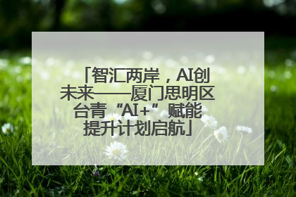 智汇两岸，AI创未来——厦门思明区台青“AI+”赋能提升计划启航