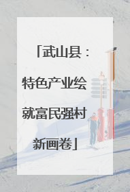 武山县：特色产业绘就富民强村新画卷