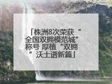 株洲8次荣获“全国双拥模范城”称号 厚植“双拥”沃土谱新篇