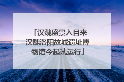 汉魏盛景入目来 汉魏洛阳故城遗址博物馆今起试运行