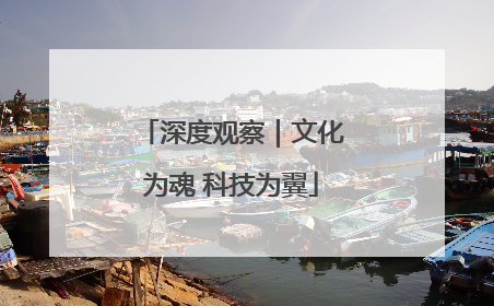深度观察｜文化为魂 科技为翼