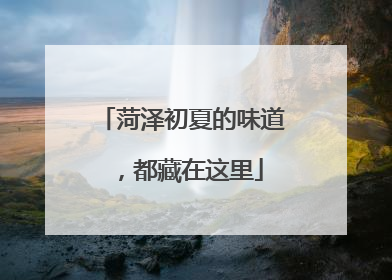 菏泽初夏的味道，都藏在这里