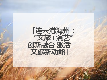 连云港海州：“文旅+演艺”创新融合 激活文旅新动能
