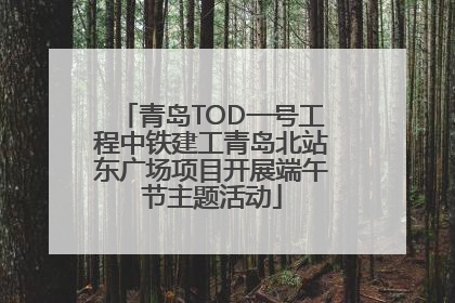 青岛TOD一号工程中铁建工青岛北站东广场项目开展端午节主题活动
