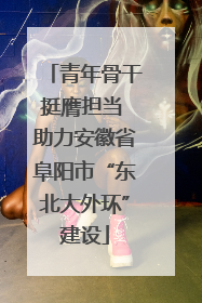 青年骨干挺膺担当 助力安徽省阜阳市“东北大外环”建设