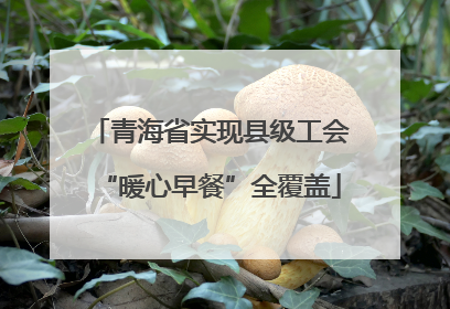 青海省实现县级工会“暖心早餐”全覆盖