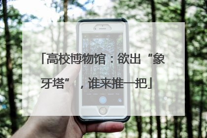 高校博物馆：欲出“象牙塔”，谁来推一把