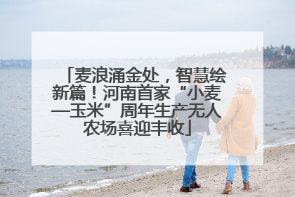 麦浪涌金处，智慧绘新篇！河南首家“小麦—玉米”周年生产无人农场喜迎丰收