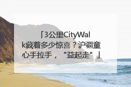 3公里CityWalk藏着多少惊喜？沪疆童心手拉手，“益起走”