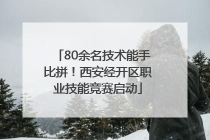 80余名技术能手比拼！西安经开区职业技能竞赛启动